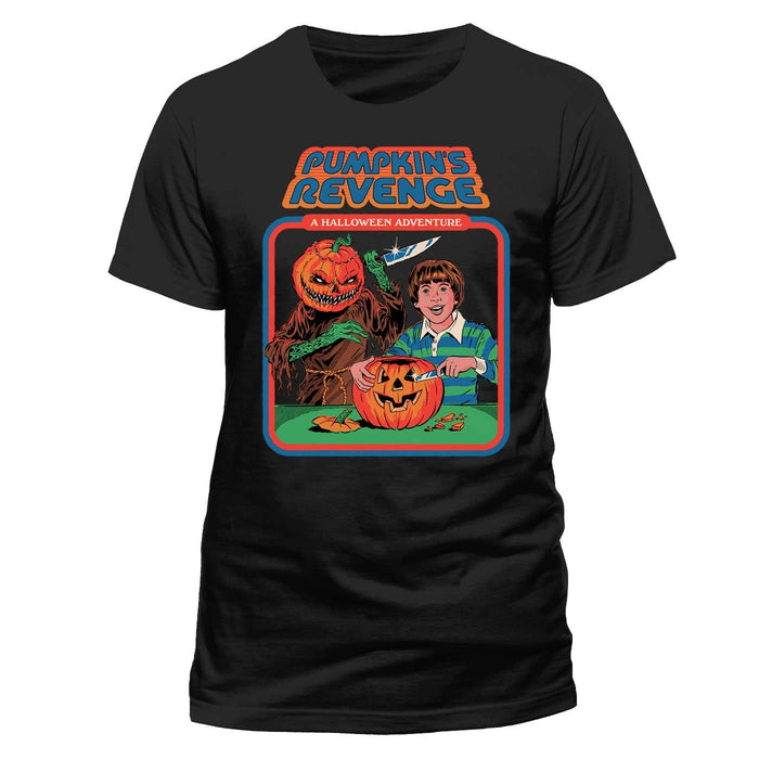 Pumpkins Revenge musta T-paita - Steven Rhodes