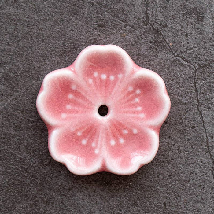 Gohobi Ceramic Flower -käsintehty suitsuketeline