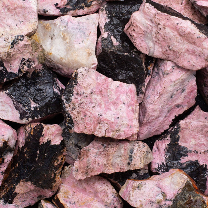 Rhodoniitti, raakapala 5-15cm