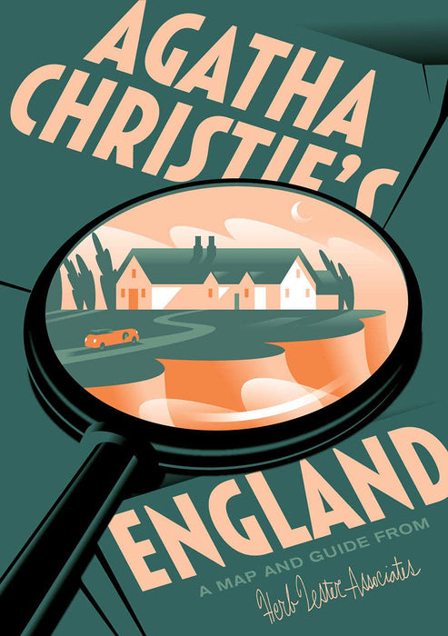 Agatha Christie's England - Herb Lester Associates (kartta)