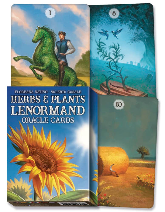 Herbs and Plants Lenormand Oracle Cards -  Floreana Nativo UUTUUS 6/2023