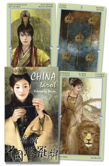 China Tarot: 78 full colour cards and instructions - Der Jen