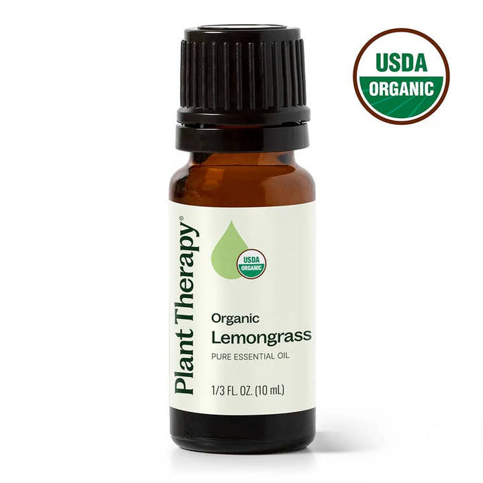 Organic Lemongrass eteerinen öljy 10ml - Plant Therapy