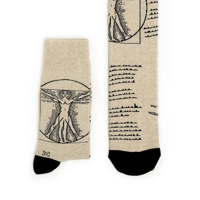 Vitruviuksen mies taidesukat – Sock Affairs