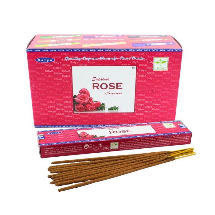 Satya Supreme Rose Incense 15 grams