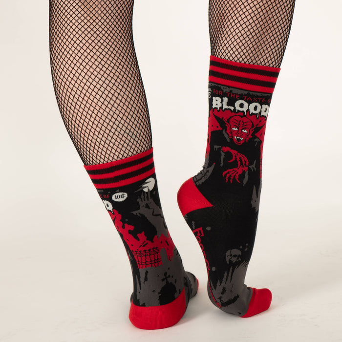 Dracula's Bloodlust -sukat  - FootClothes