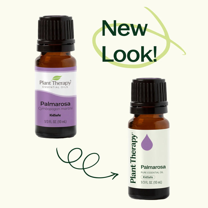 Organic Palmarosa eteerinen öljy 10 ml - Plant Therapy