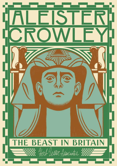 Aleister Crowley: The Beast In Britain - Herb Lester Associates (kartta)