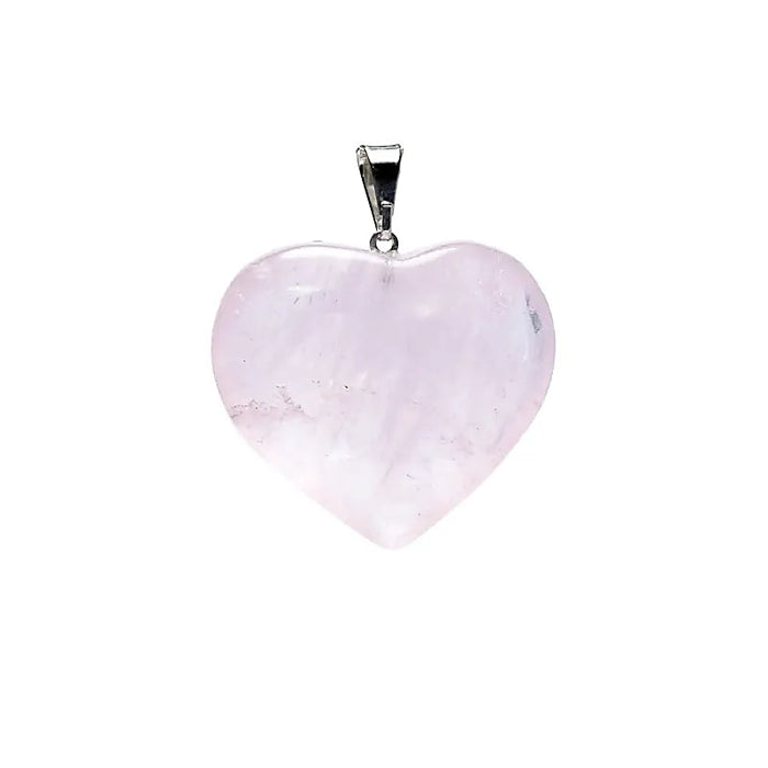 Rose quartz heart pendant approx. 2-3cm