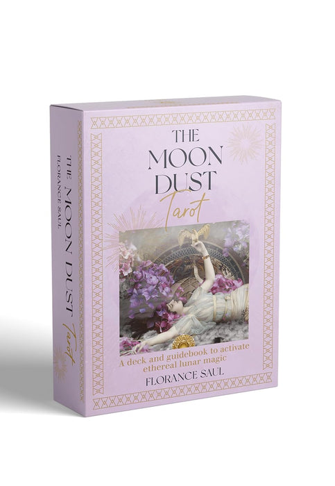 The Moon Dust Tarot: A deck and guidebook to activate ethereal lunar magic Cards – Florance Saul