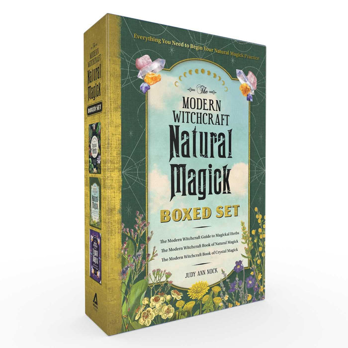 The Modern Witchcraft Natural Magick Boxed Set #2: The Modern Witchcraft Guide to Magickal Herbs, The Modern Witchcraft Book of Natural Magick, The Crystal Magick - Judy Ann Nock