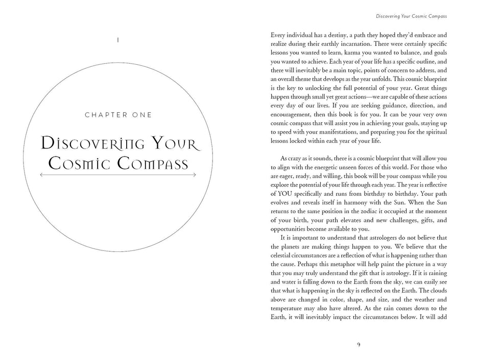 Your Cosmic Compass: Do-It-Yourself Yearly Astrological Planner - Emily Klintworth