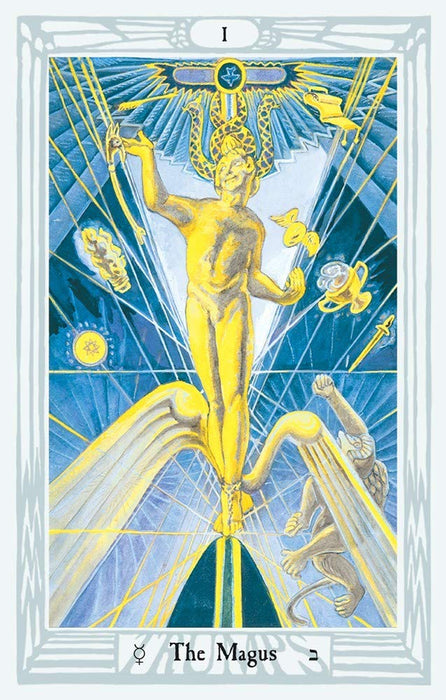 Aleister Crowley Thoth premium small deck - Crowley Harris
