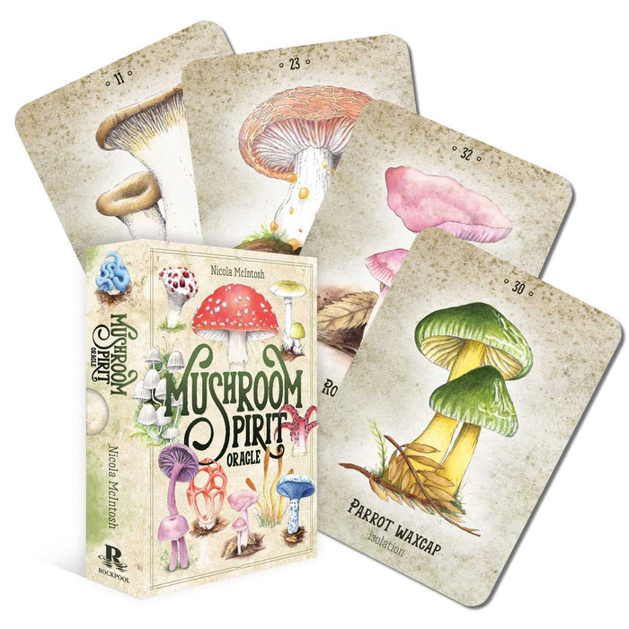 Mushroom Spirit Oracle: (36 Gilded Cards and 112-Page Full-Color Guidebook) - Nicola McIntosh