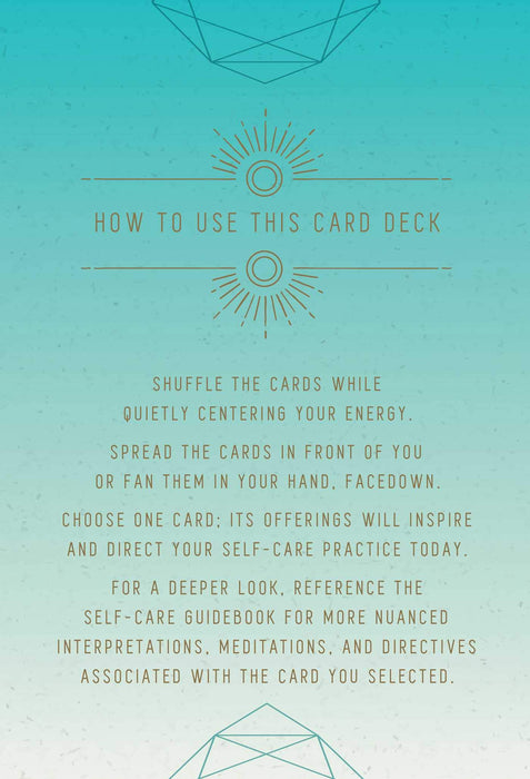 Self-Care: Inspirational Card Deck and Guidebook - Caitlin Scholl