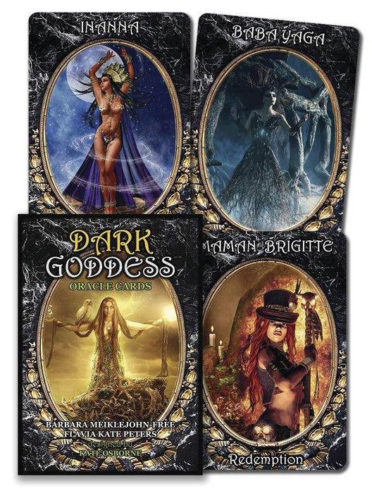 Dark Goddess Oracle Cards - Barbara Meiklejohn-Free