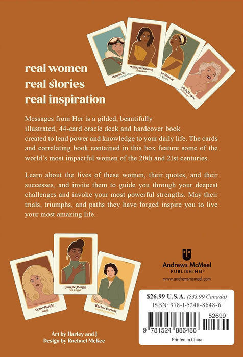 Messages from Her: A 44-Card Deck and Guidebook Celebrating Modern, World-Changing Women -  Rachael McKee