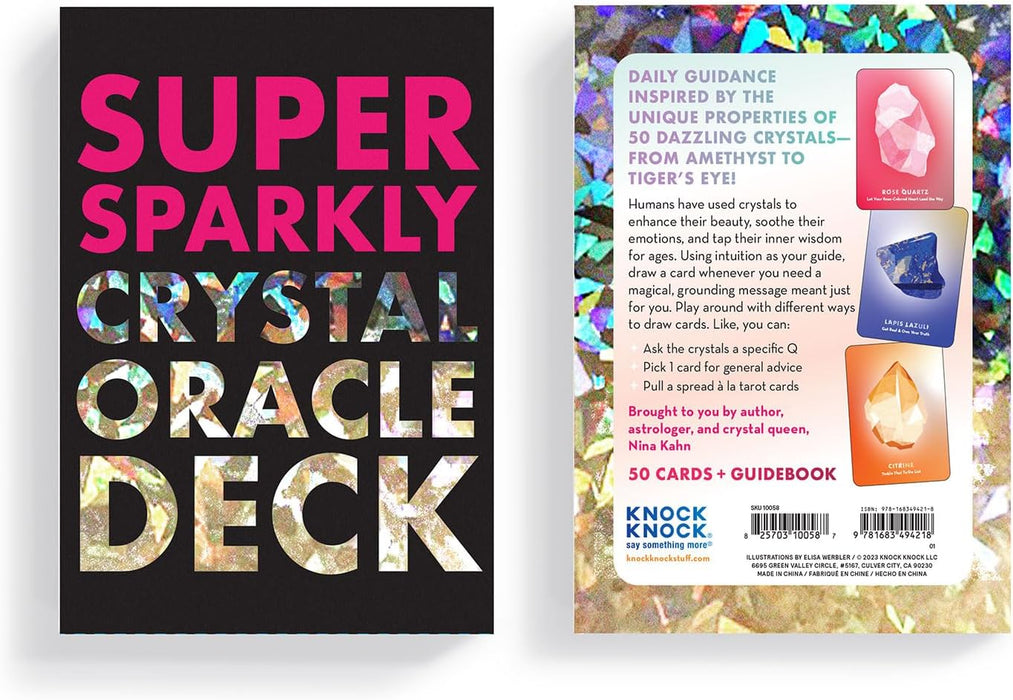 Kock Knock Super Sparkly Crystal Oracle Deck – Nina Khan