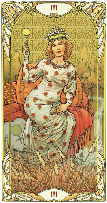 Golden Art Nouveau Tarot (Major Arcana pakka, 22 korttia) - Giulia Massaglia