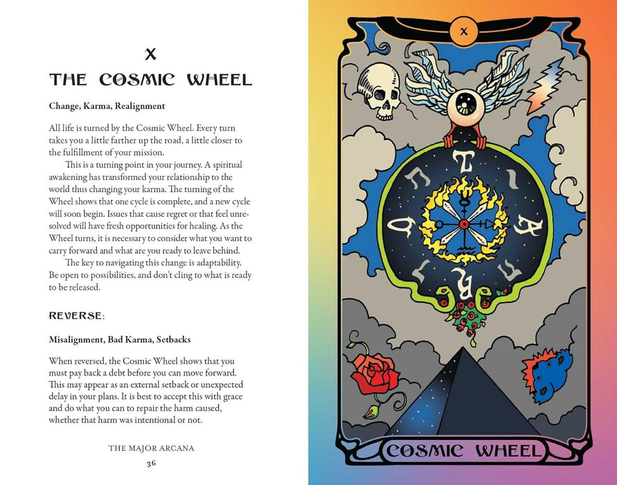 Grateful Dead Tarot: The Official Deck and Guidebook - Elizabeth Jezorski