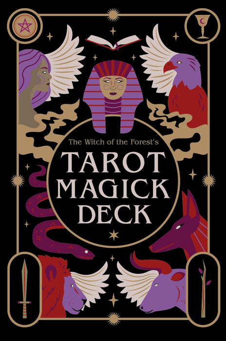 The Witch of the Forest's Tarot Magick Deck: 78 Cards and Instructional Guide (The Witch of the Forest's Guide to…) - Lindsay Squire, Viki Lester 