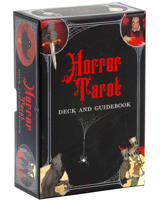 Horror tarot deck and guidebook - Preloved