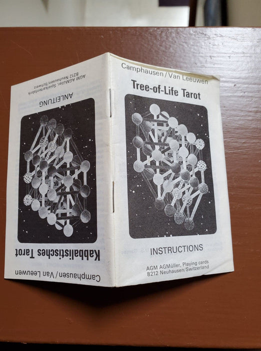 Tree of Life Tarot (Kabbalistic) / Kabbalistisches Tarot vtg 1983 – Apolonia Van Camphausen, Rufus C. & Leeuwen (Preloved/Käytetty) Saksa/German