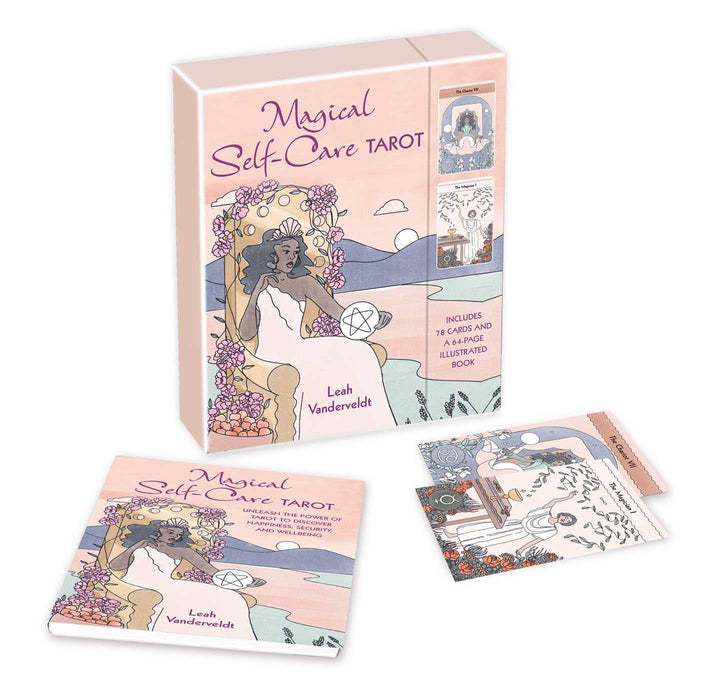 Magical Self-Care Tarot: Includes 78 cards and a 64-page illustrated book -  Leah Vanderveldt