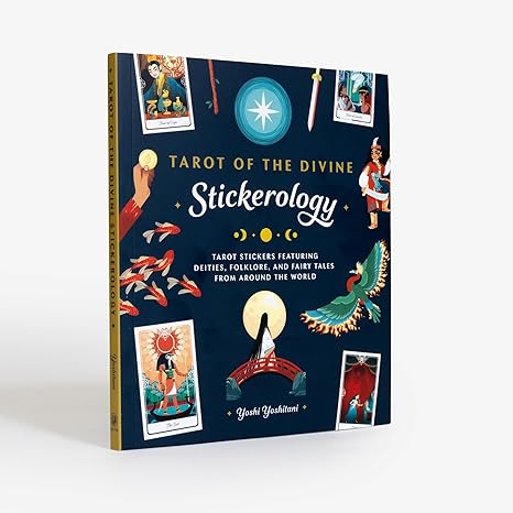 Tarot of the Divine Stickerology Tarrakirja: Tarot Stickers Featuring Deities, Folklore, and Fairy Tales from Around the World - Yoshi Yoshitani