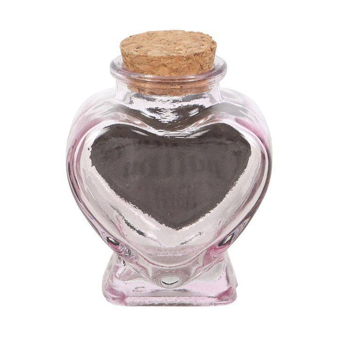 Love Potion - Rakkausjuoma koristeellinen sydämenmuotoinen lasipullo