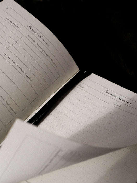 Tarot Journal, Black Linen - St Soleil
