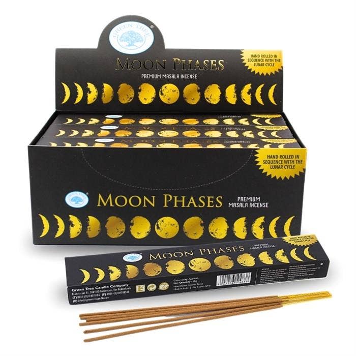 Green Tree Moon Phases Incense 15 grams