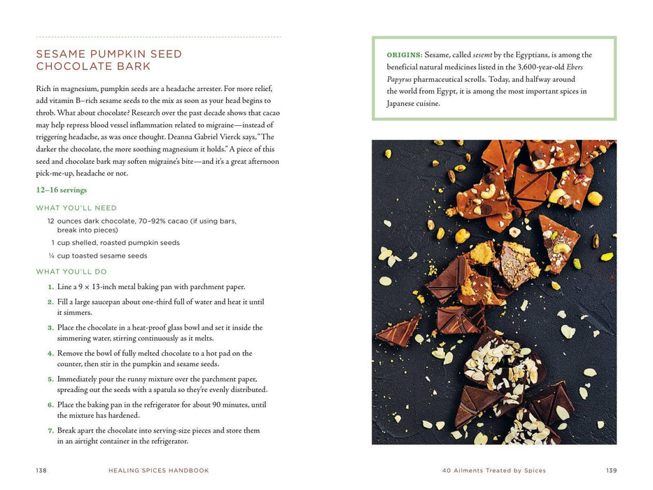 Healing Spices Handbook: Recipes for Natural Living - Barbara Brownell Grogan