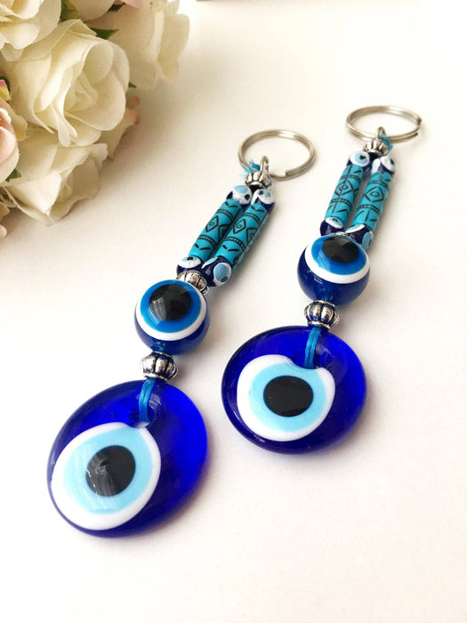 Evil Eye -avaimenperä boho-tyyliin