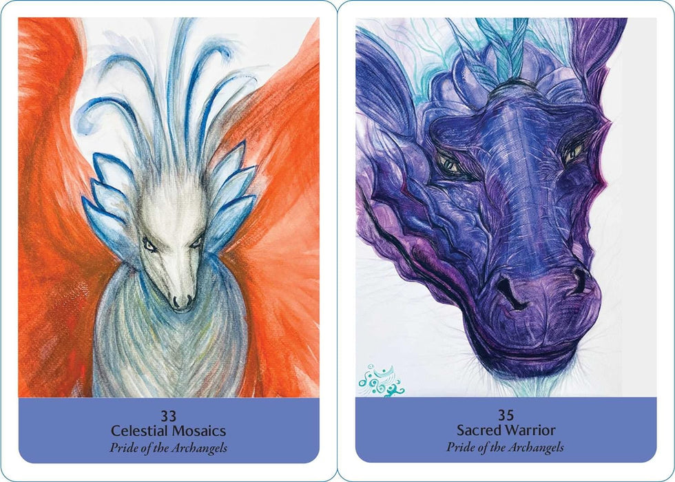 The Pride of Dragons Oracle: A 44-Card Deck and Guidebook - Angelo Thomas, Sonja Hedger