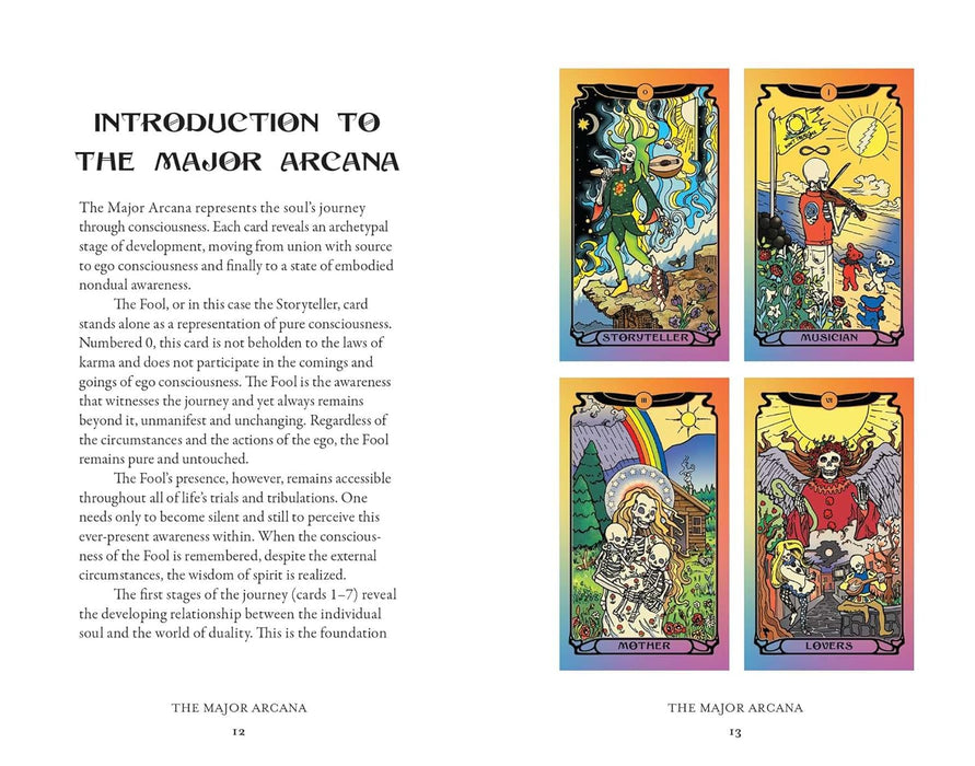 Grateful Dead Tarot: The Official Deck and Guidebook - Elizabeth Jezorski