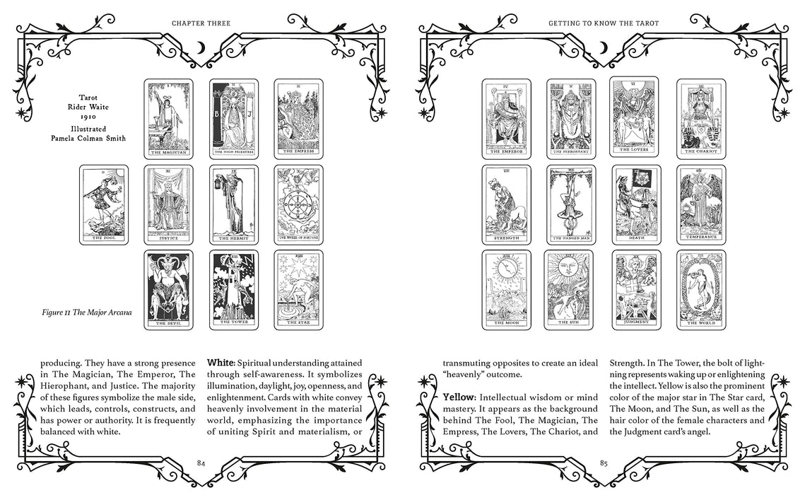 The Book of Tarot : A Spiritual Key to Understanding the Cards (softcover) - Sahar Huneidi-Palmer