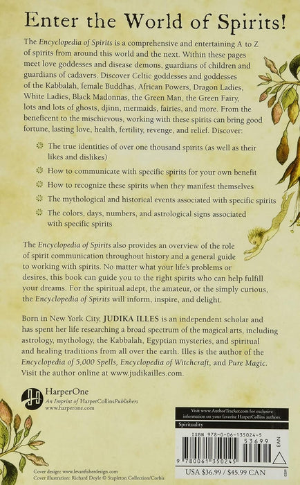 Encyclopedia of Spirits: The Ultimate Guide to the Magic of Saints, Angels, Fairies, Demons, and Ghosts- Judika Illes