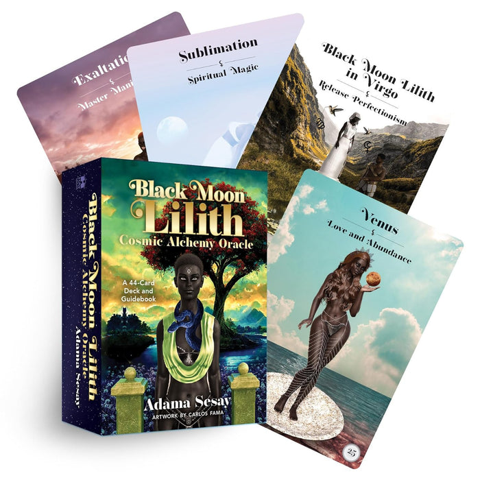 Black Moon Lilith Cosmic Alchemy Oracle: A 44-Card Deck and Guidebook - Adama Sesay
