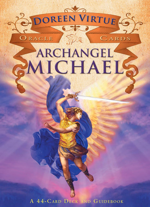 Archangel Michael Oracle Cards A 44 Card Deck and Guidebook - Doreen Virtue (Preloved/käytetty)