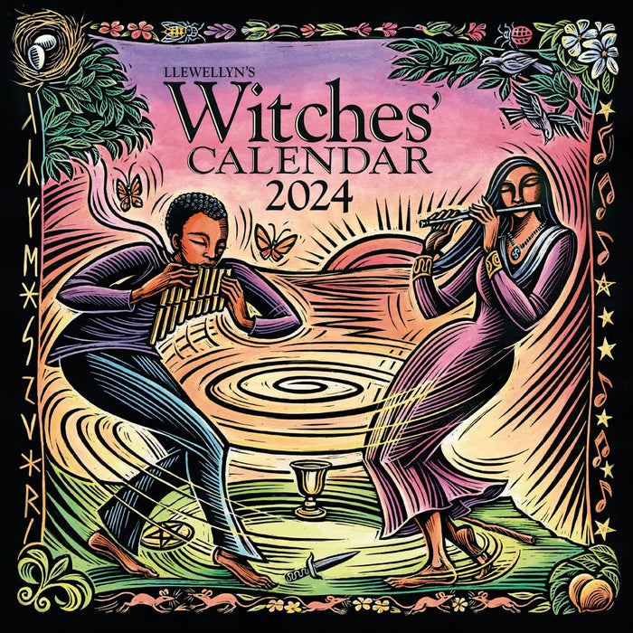 Llewellyn's Witches'  seinäkalenteri 2024