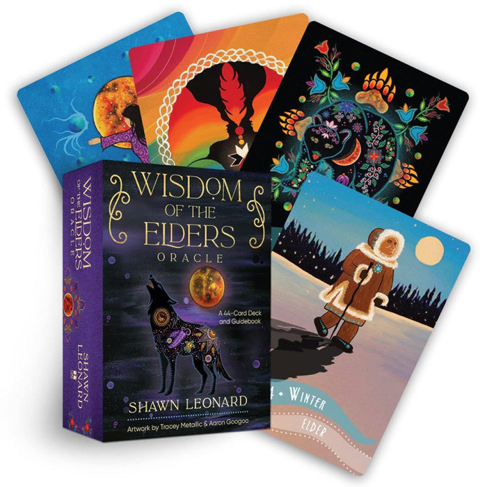 Wisdom of the Elders Oracle: A 44-Card Deck and Guidebook - Shawn Leonard , Tracey Metallic