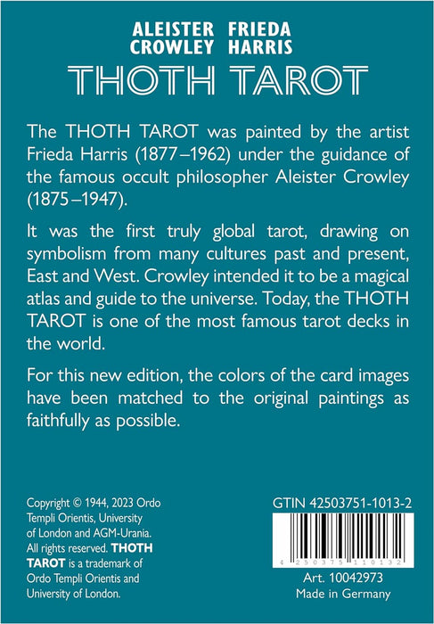 Thoth Tarot AGM Deluxe edition (NEW UK) - Alesteir Crowley, Frieda Harris