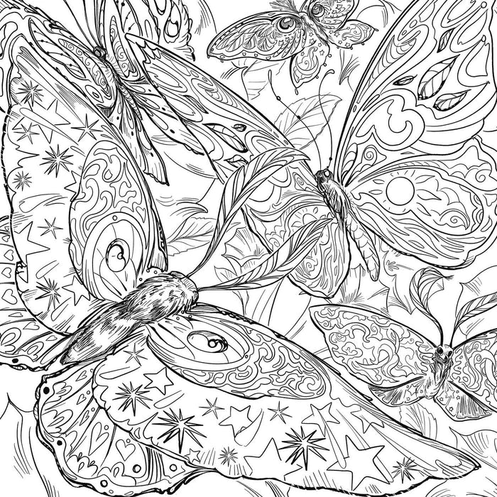 The Green Witch's Coloring Book : From Enchanting Forest Scenes to Intricate Herb Gardens, Conjure the Colorful World of Natural Magic väirityskirja - Sara Richard
