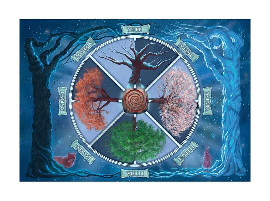 Witch Crystals: Casting Stones for Divination and Magic - sisältää 5 kristallia, 8 korttia & 1 alustan - Barbara Moore