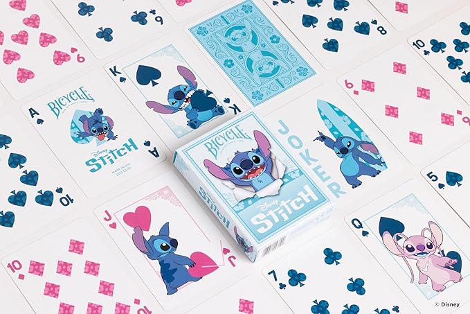 Bicycle Disney Stitch Inspired Playing Cards