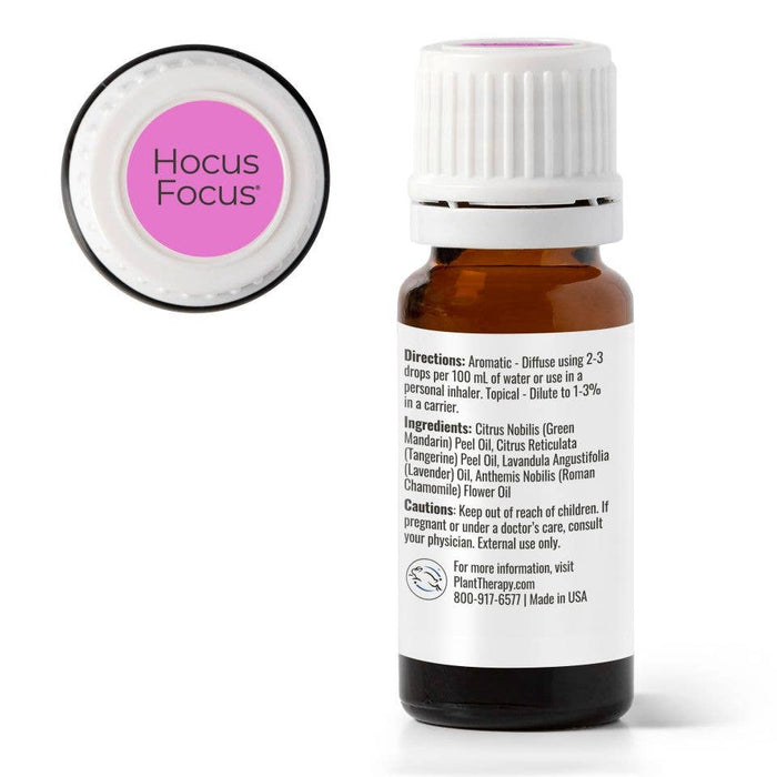 Hocus Focus KidSafe eteerinen öljysekoitus 10ml - Plant Therapy