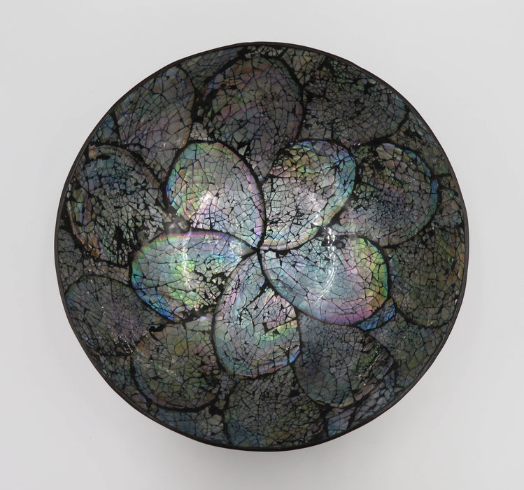 Mangkok Mata Abalone Eye -koristekulho 19 cm