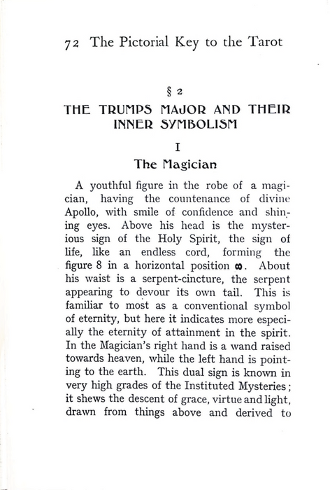 The Pictorial Key to the Tarot – 1911 Facsimile Edition