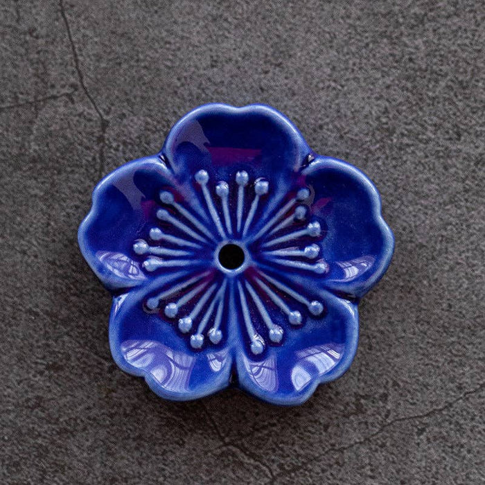 Gohobi Ceramic Flower -käsintehty suitsuketeline